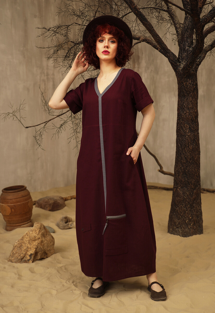 Платье Dimma Fashion Studio 021924346 Бордовый 