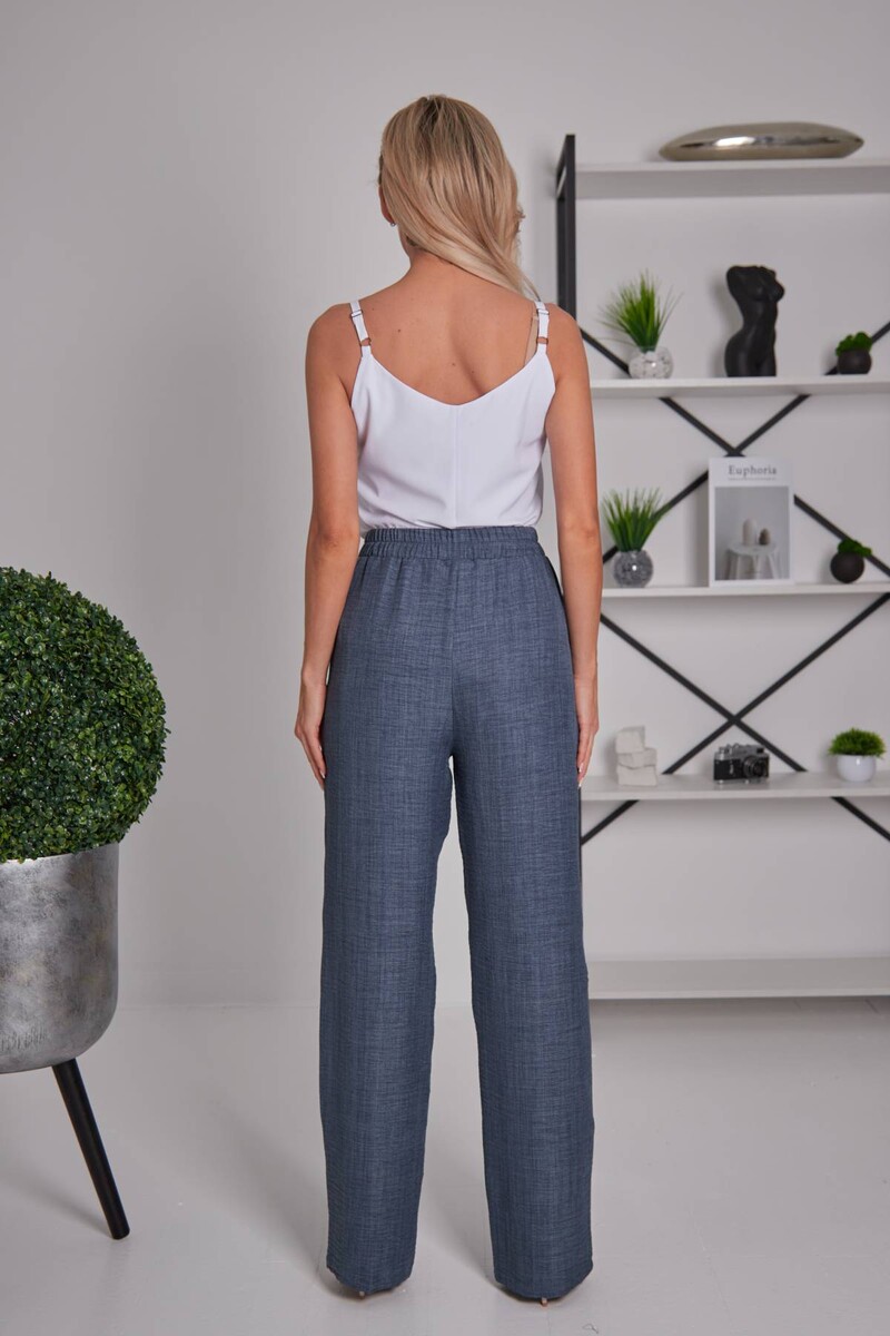 Брюки Lila classic style 022356420 Темно-синий  Фото 4