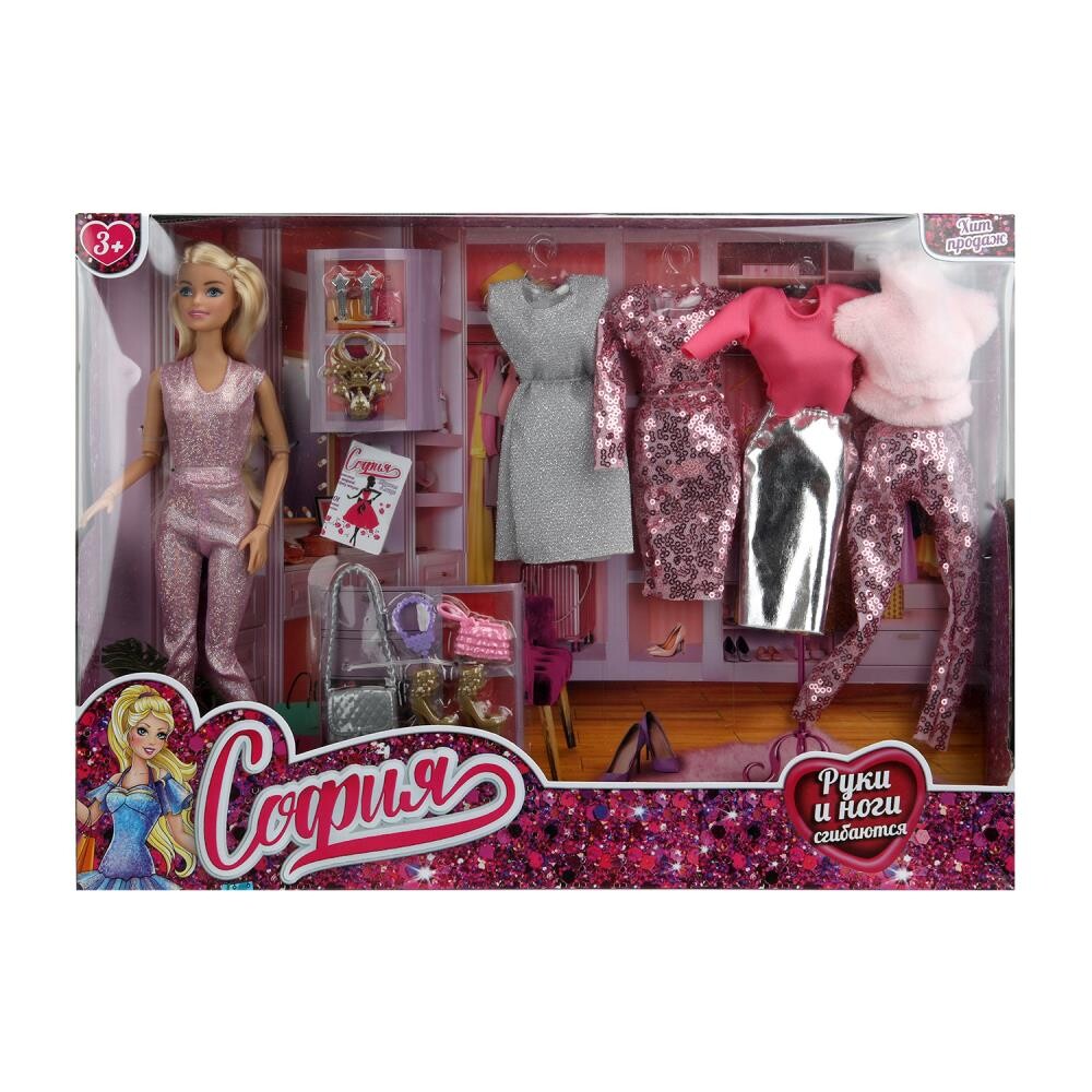 

Кукла 29 см с набором платьев КАРАПУЗ 66001-DRESS20-S-BB