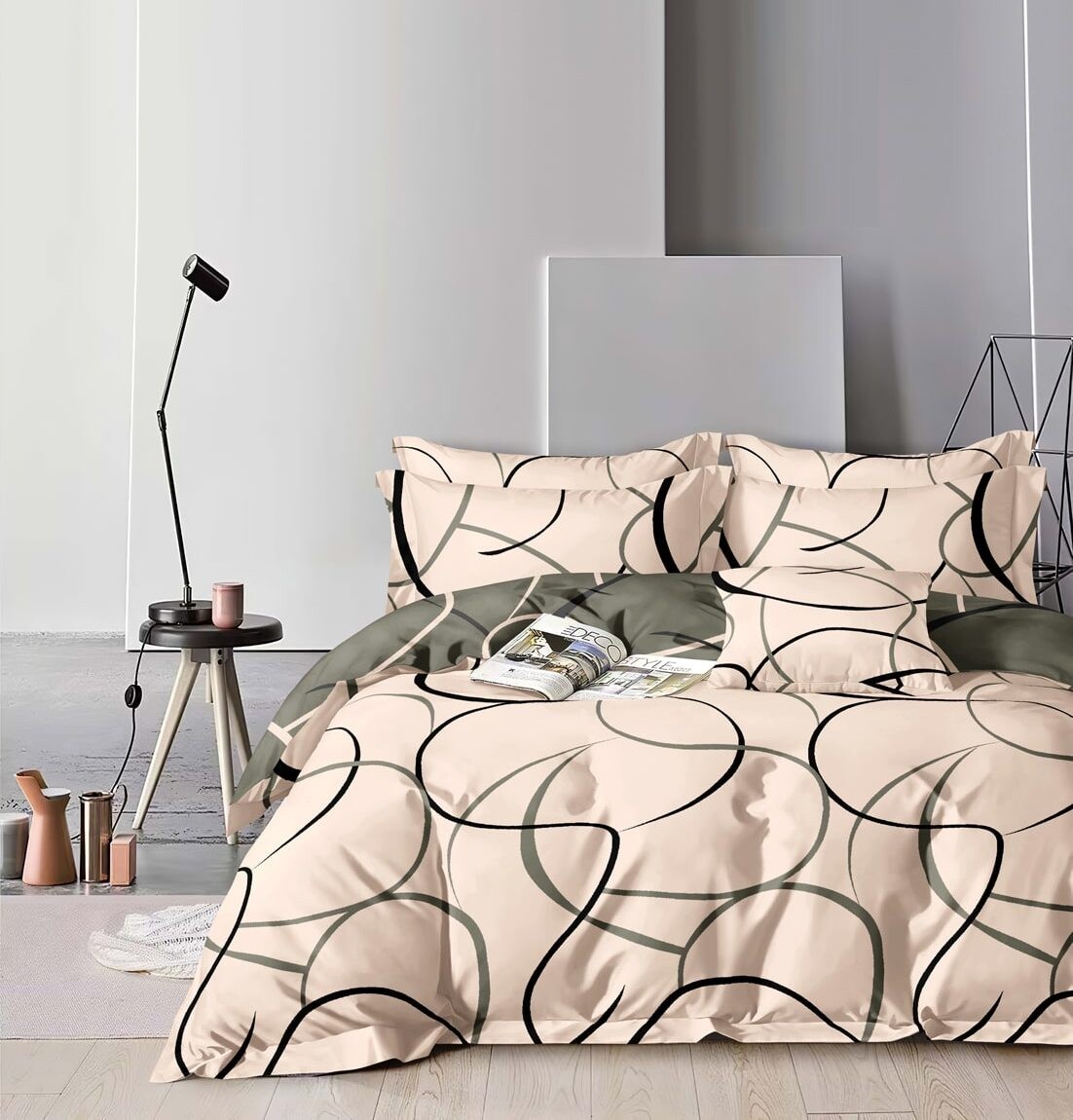 

Постельное белье 2-х сп Евро (2 нав. 50х70)