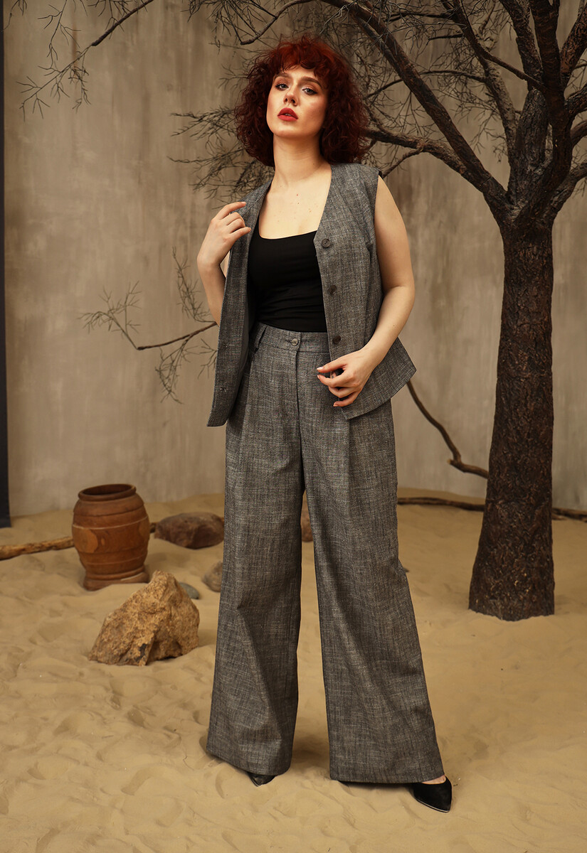 Жилет Dimma Fashion Studio 022544443 Графитовый  Фото 3