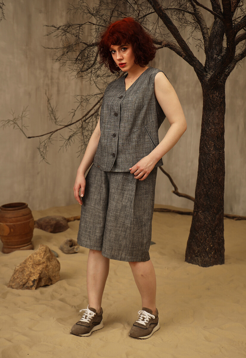 Жилет Dimma Fashion Studio 022544443 Графитовый  Фото 4
