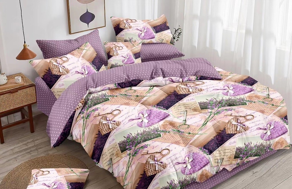 

Постельное белье 1,5 сп (2 нав. 50х70)