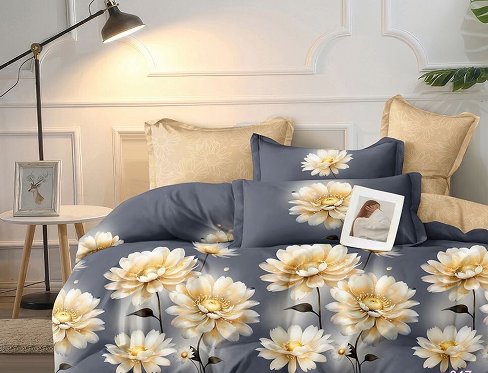 

Постельное белье 2-х сп с Евро прост. на резинке