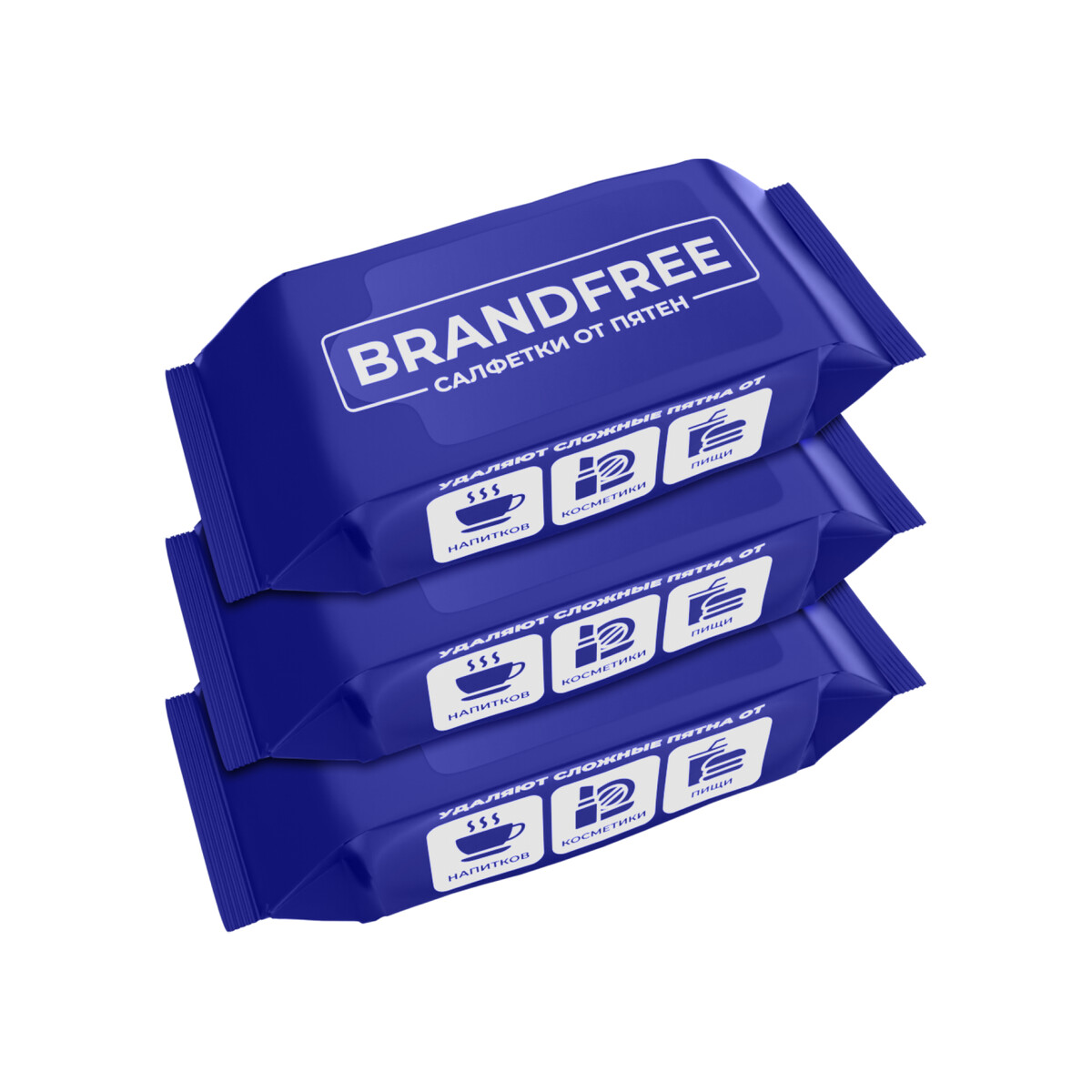 

Влажные салфетки BRANDFREE, Синий