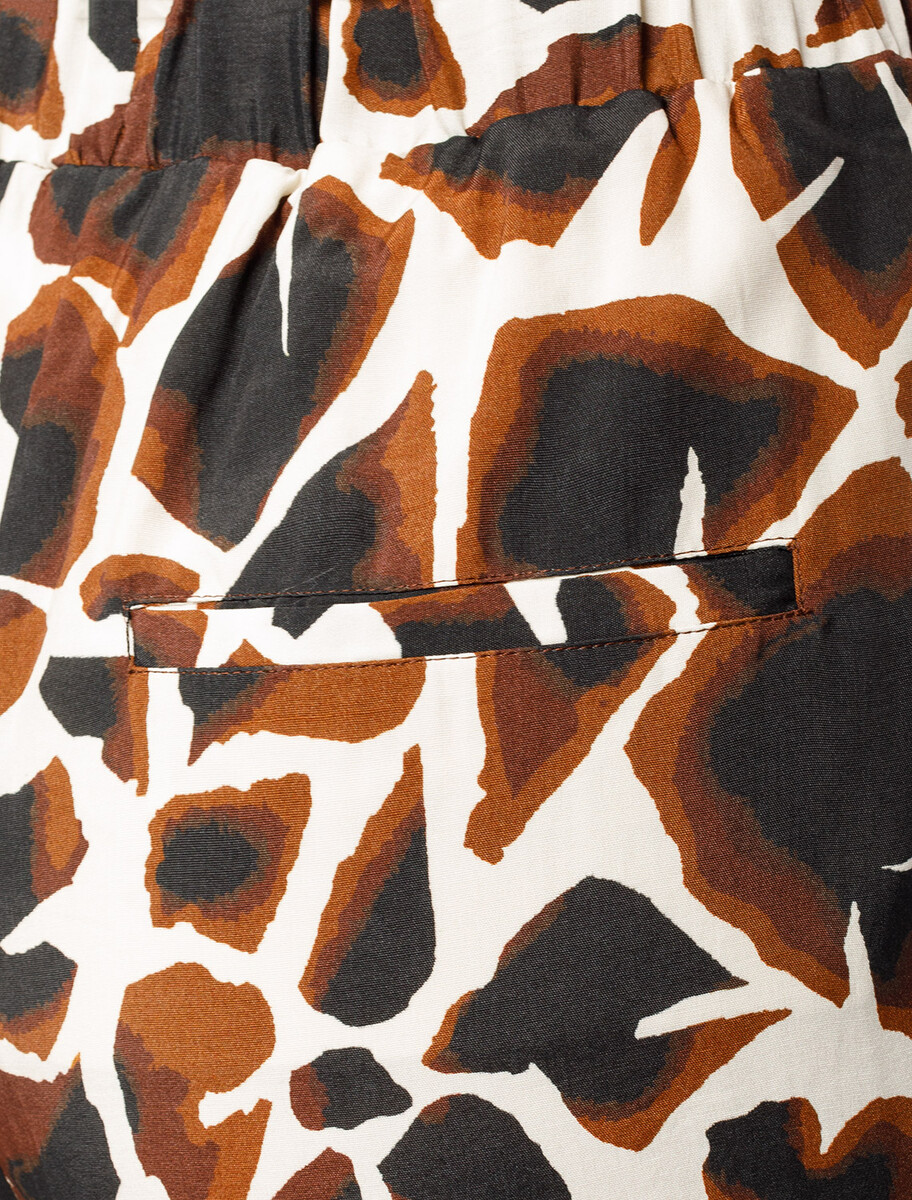 Брюки VILATTE 022615736 Бежевый-коричневый  Фото 2