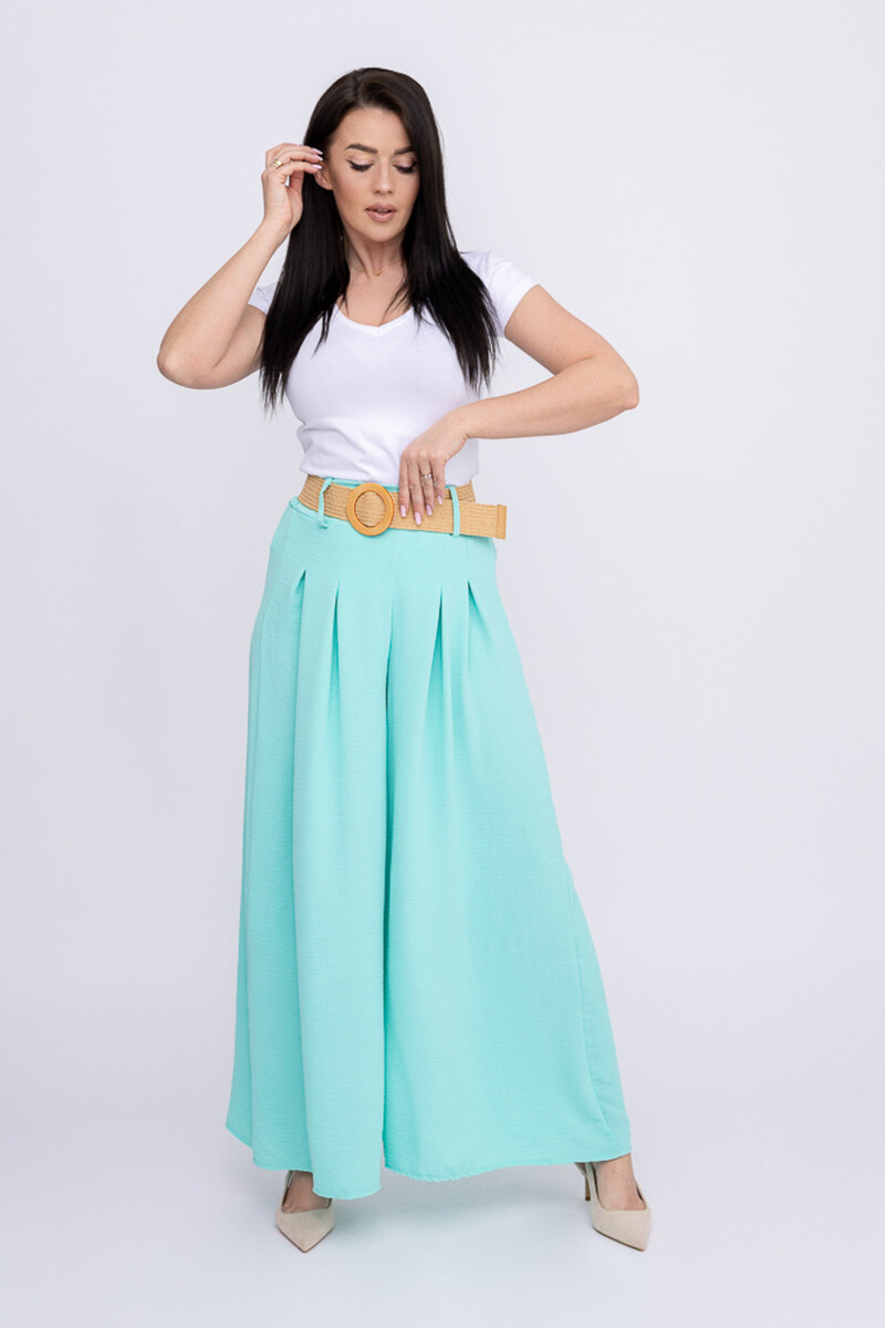 Брюки Abbi Clothes 022868633 Бирюзовый 