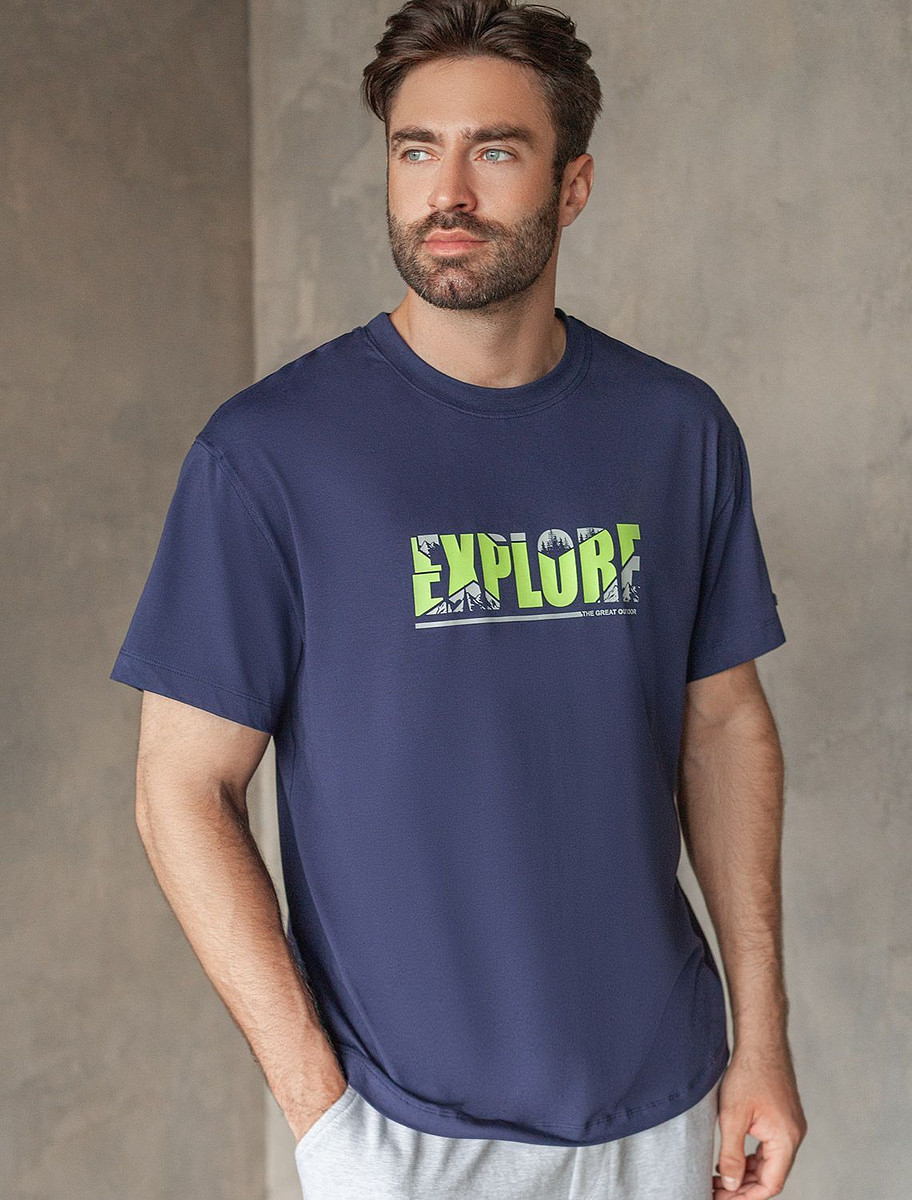 

Футболка, Синий;т.синий_explore геометрия