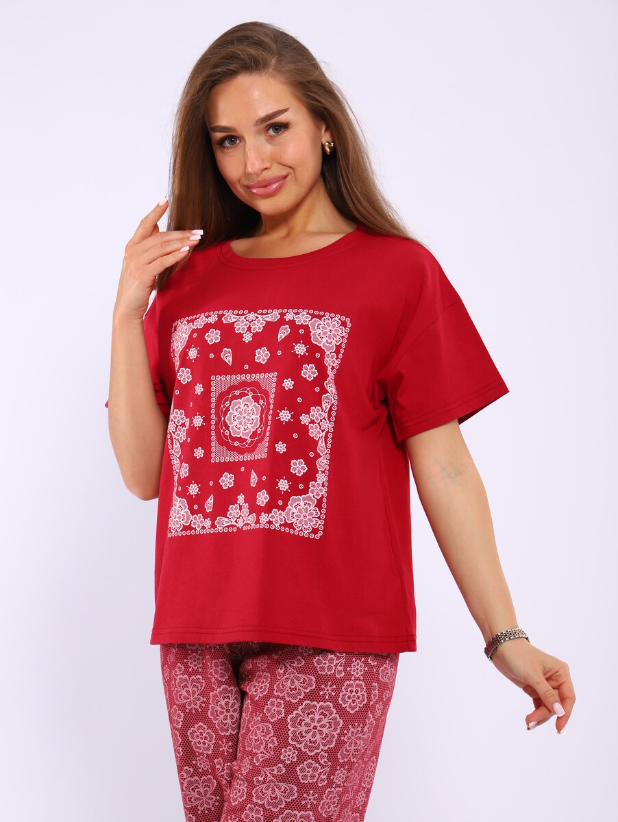 Пижама Новое кимоно 022930253 Бордо  Фото 5