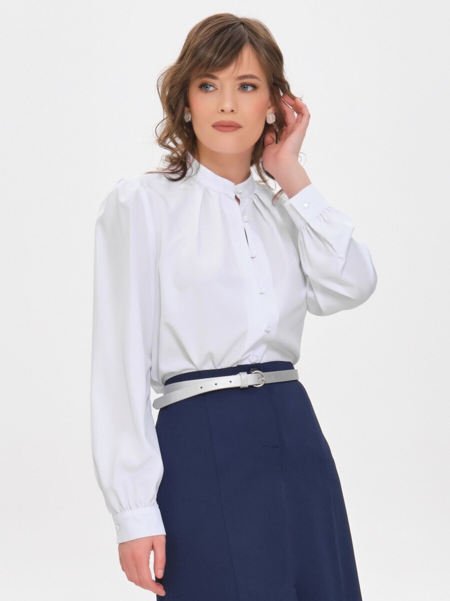 Блузка PRIZ 022998299 Белый 