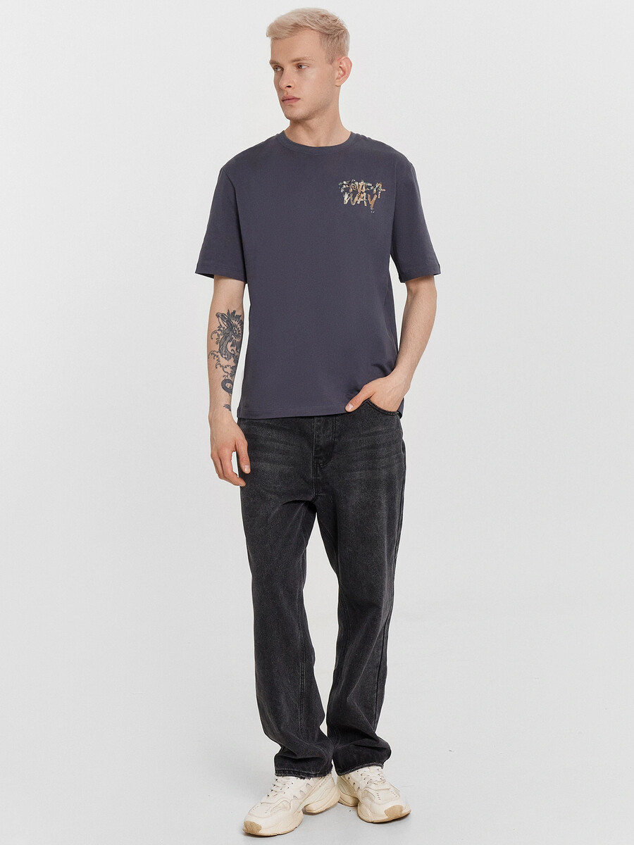 Футболка мужская Mark Formelle 023123498 Графит +печать  Фото 3