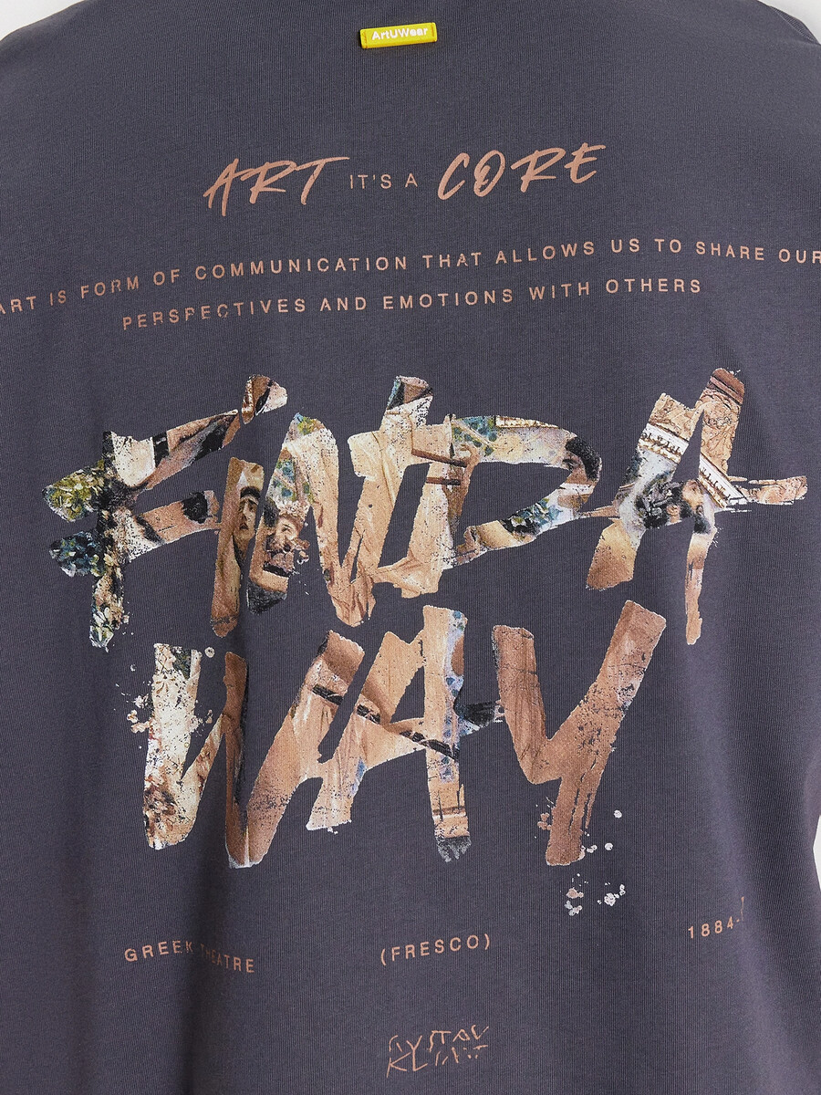 Футболка мужская Mark Formelle 023123498 Графит +печать  Фото 5