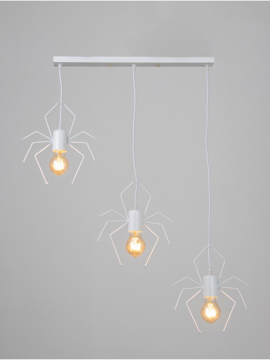 

Светильник spider 3х40вт е27 белый 52х18х8см