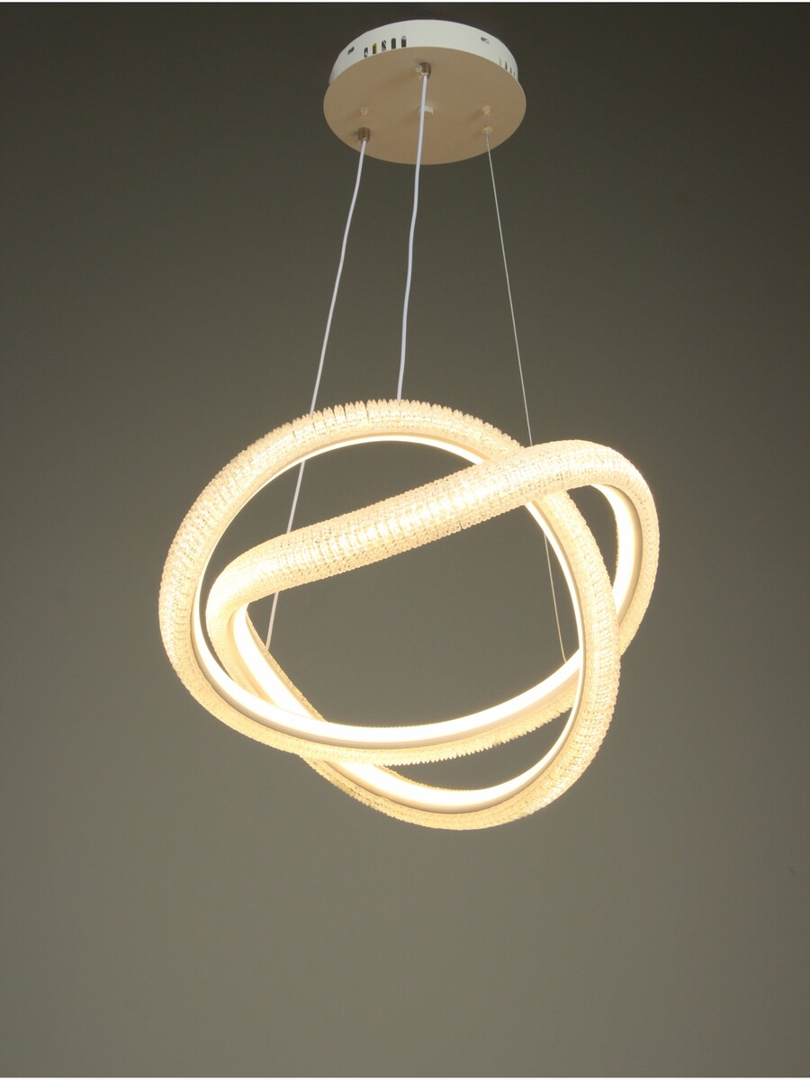 

Люстра caroline 50вт led 4000-6000к белая 43х43х19+120см