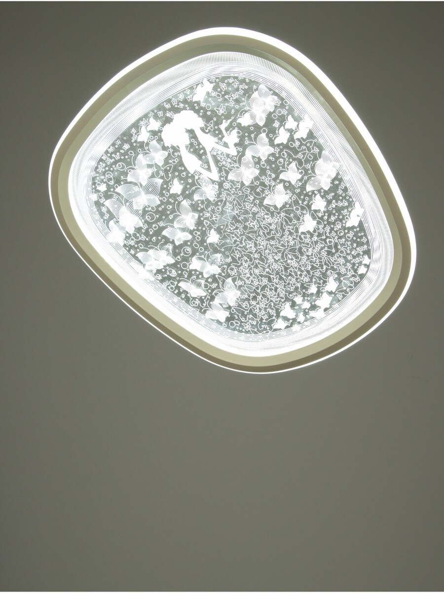 

Люстра helga 70вт led 3000-6000к белый ø52х6см