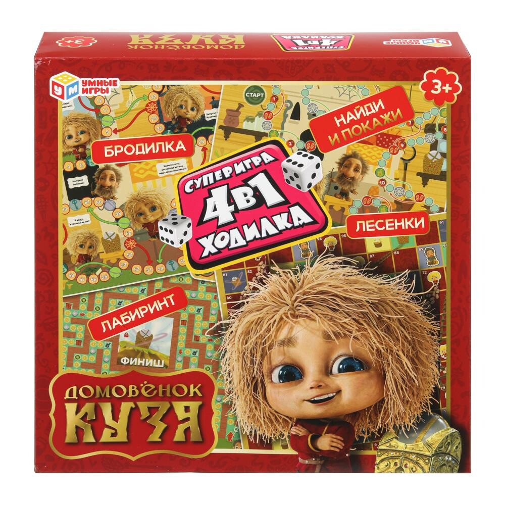 

Игра настольная Домовенок Кузя (Фильм), Умные игры 4630395017299