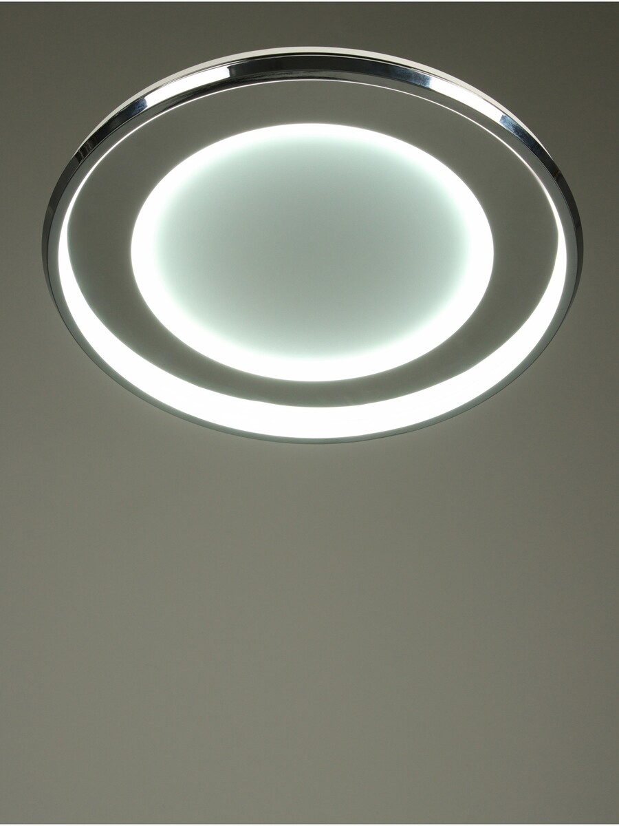 

Люстра karin 76вт led 3000-6000к хром ø50х6см