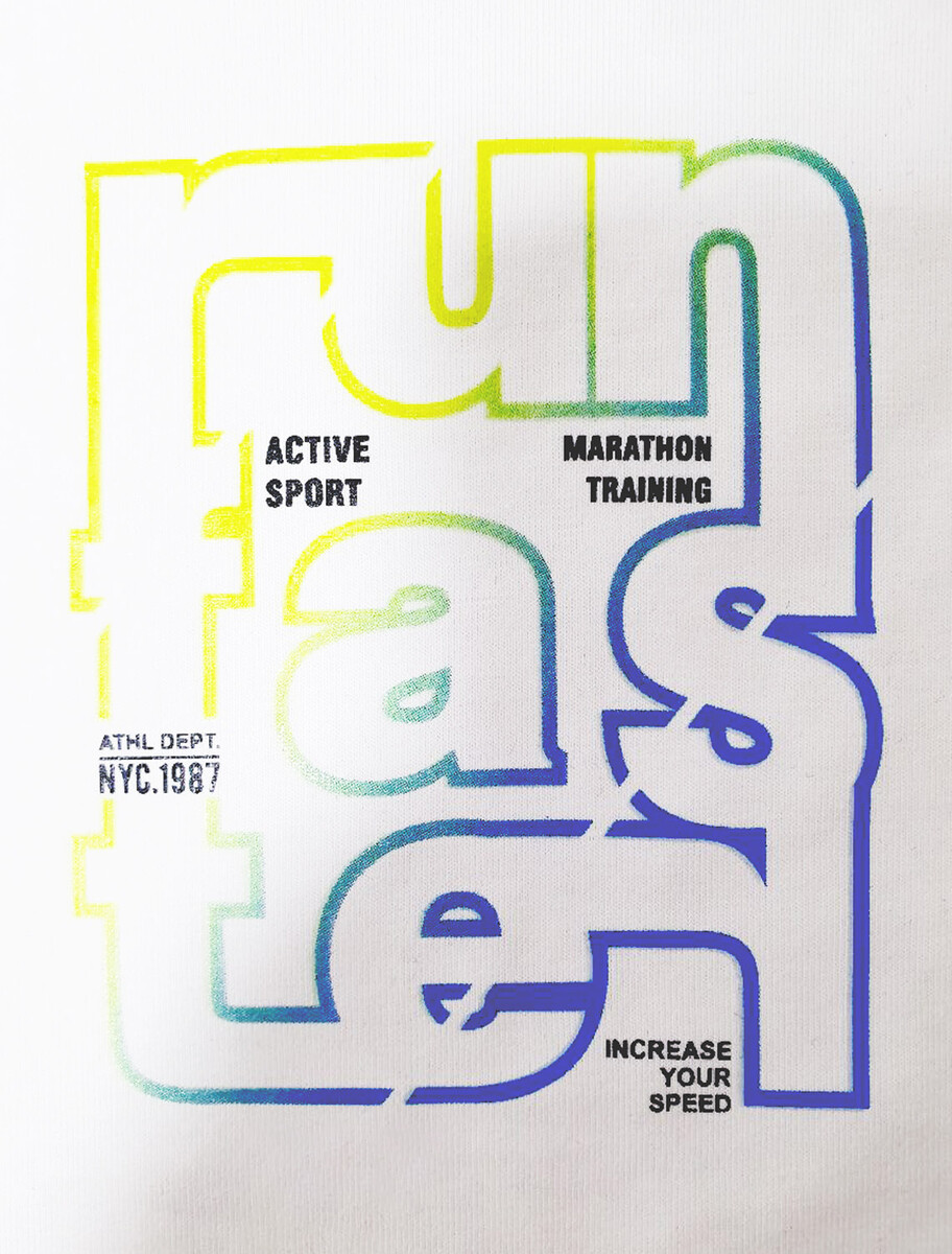Футболка VILATTE 023376173 Белый_run faster  Фото 3