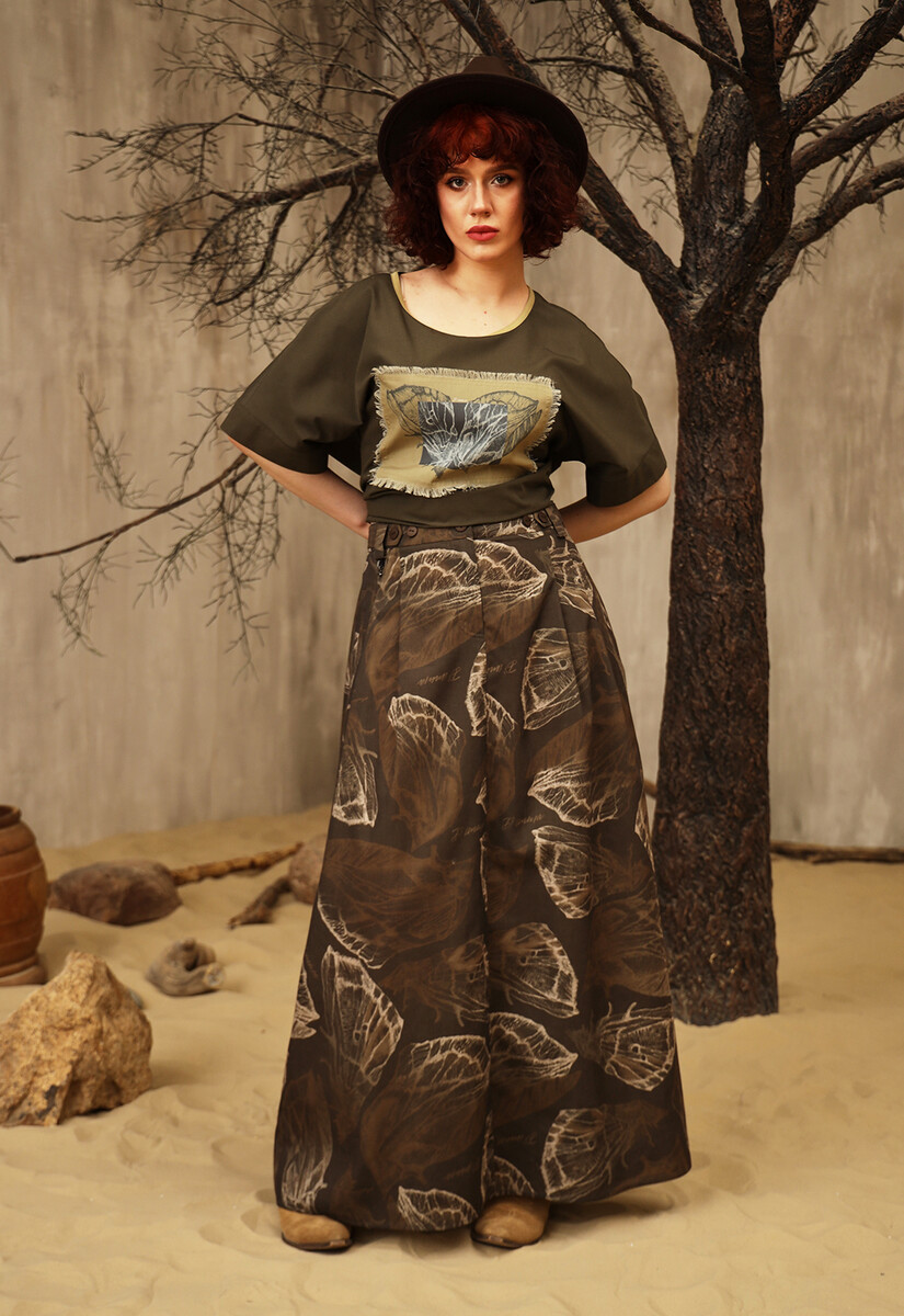 Юбка Dimma Fashion Studio 023420515 Коричневый  Фото 2