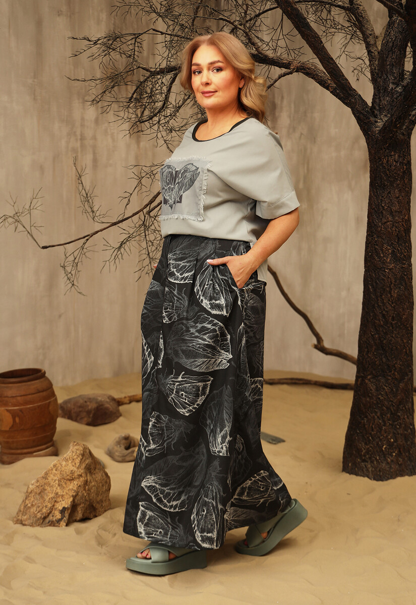 Юбка Dimma Fashion Studio 023420519 Графитовый  Фото 3