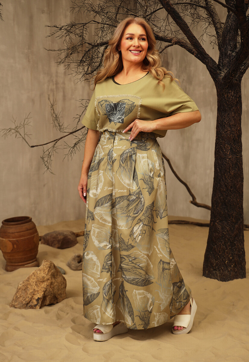 Юбка Dimma Fashion Studio 023420522 Бежевый  Фото 4