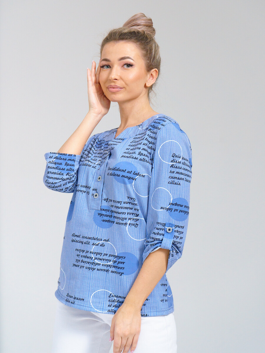Блузка Nesaden Style 023697440 Синий  Фото 4