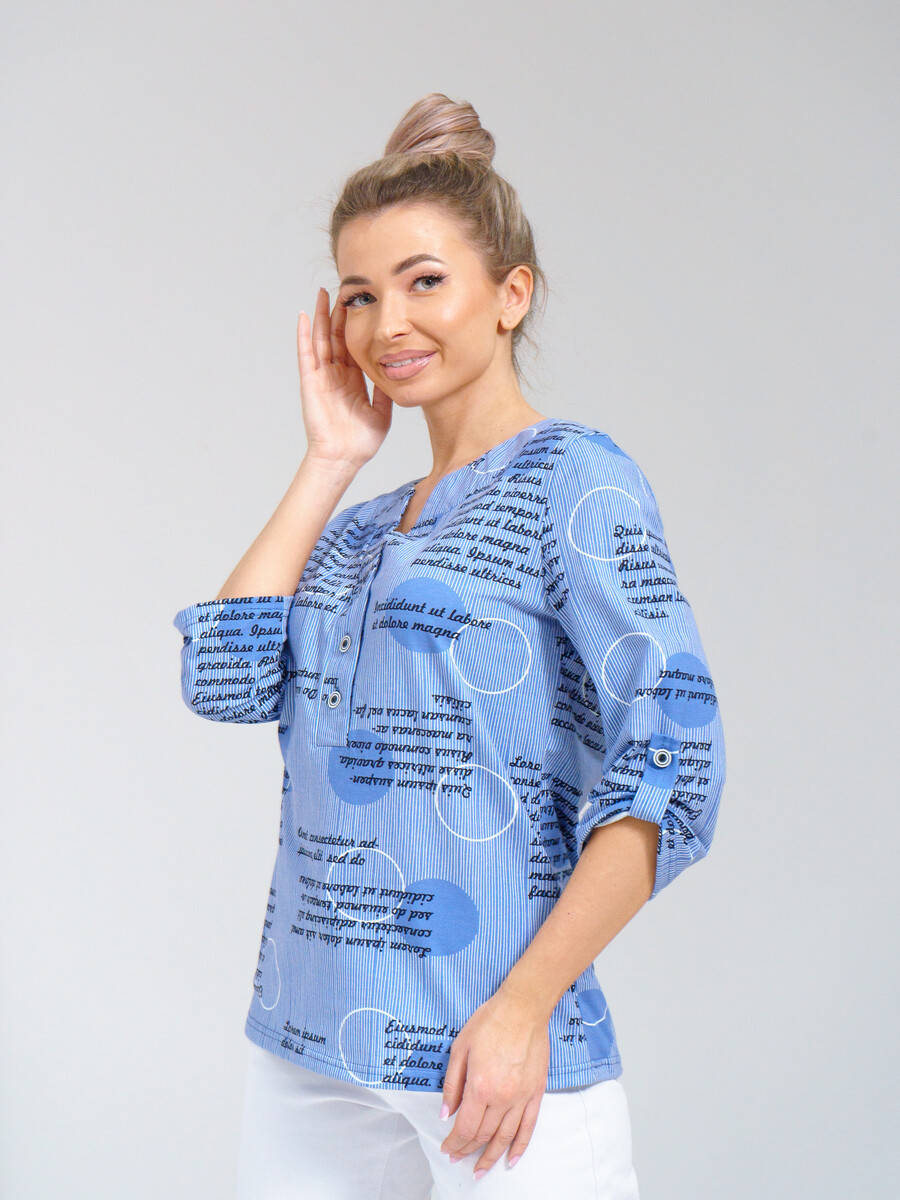 Блузка Nesaden Style 023697440 Синий  Фото 2