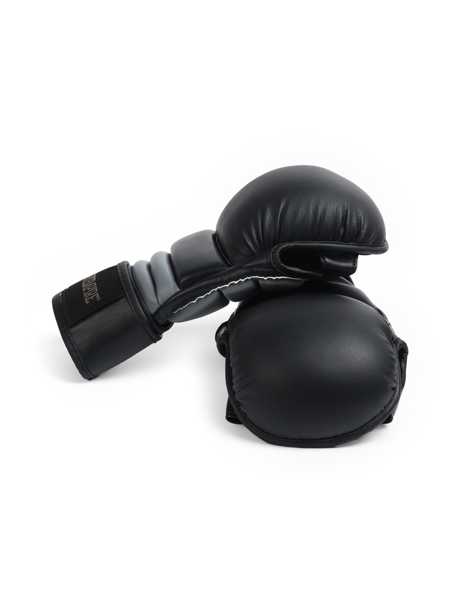 Перчатки для мма гибрид fight empire, black-l, черные, размер l