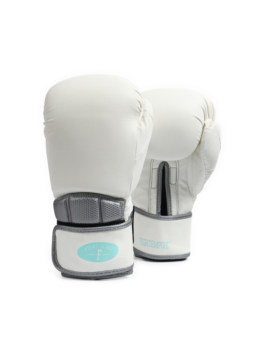 

Боксерские перчатки fight empire, tiffany, белый карбон, размер 12 oz