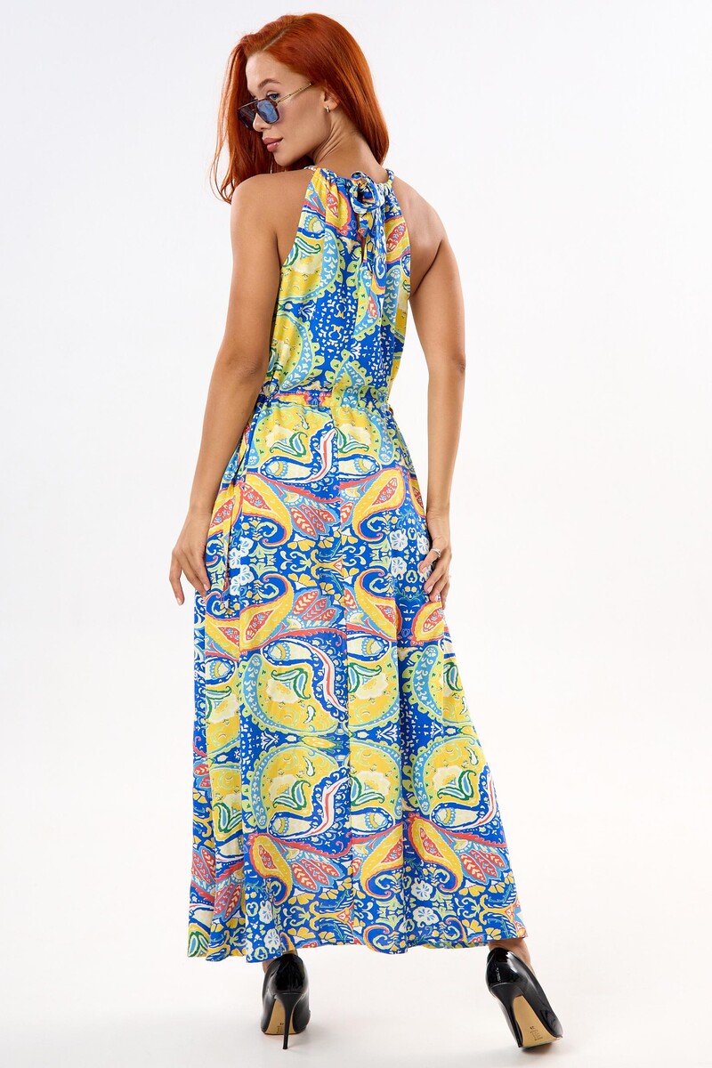 Платье Lika Dress 023699835 Синий/желтый  Фото 5