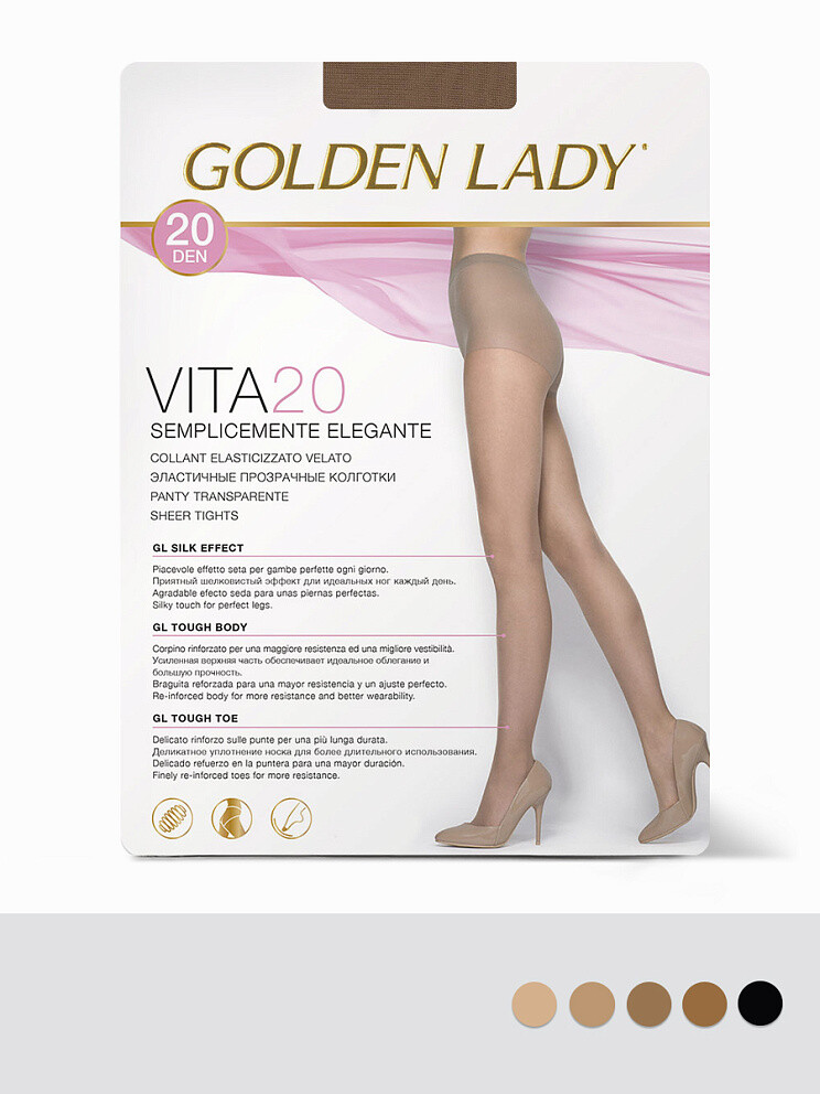 Колготки GLd VITA 20 GOLDEN LADY 023741350 Melon 