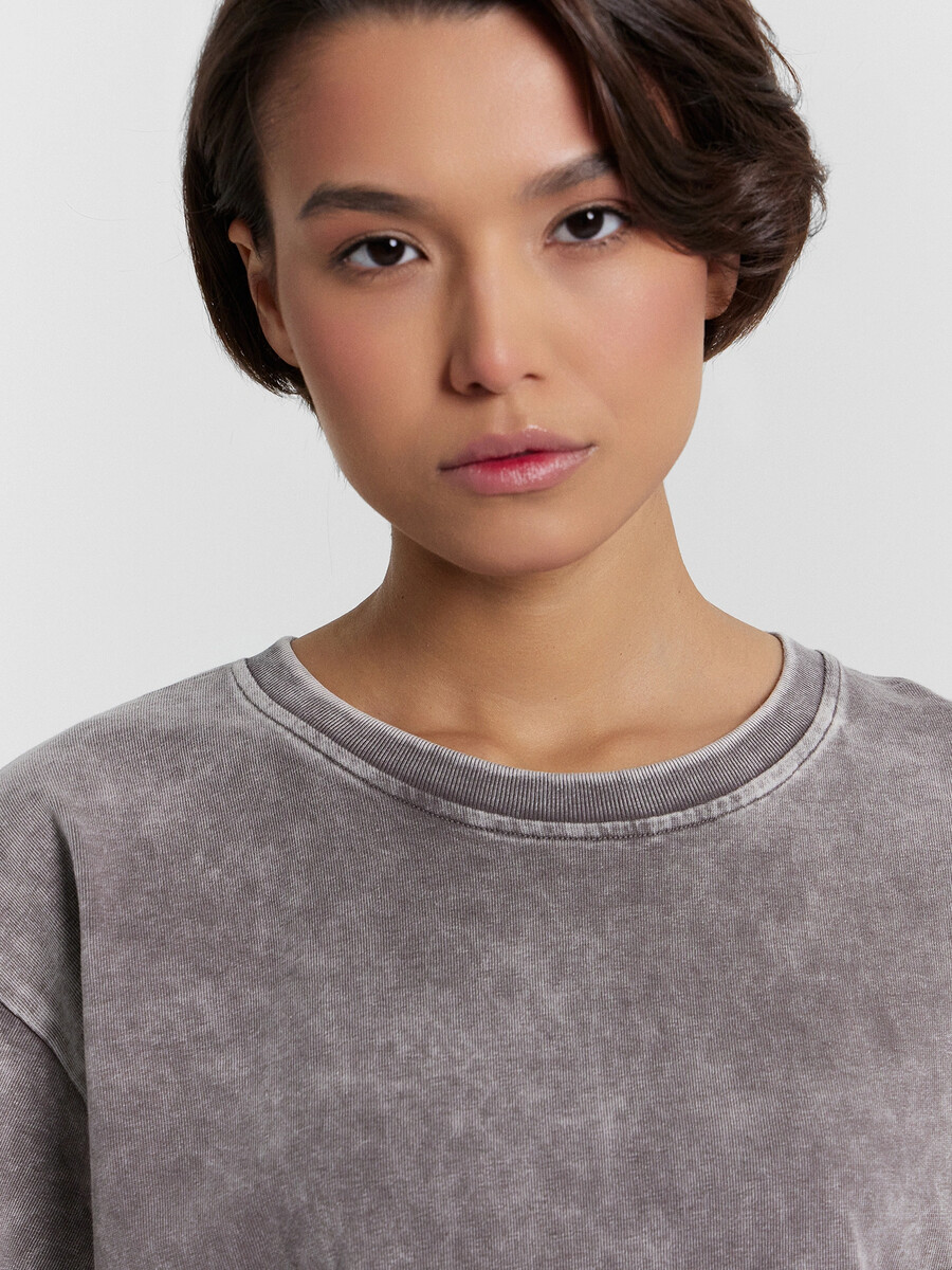 Футболка женская Mark Formelle 023932783 Серый acid wash  Фото 4
