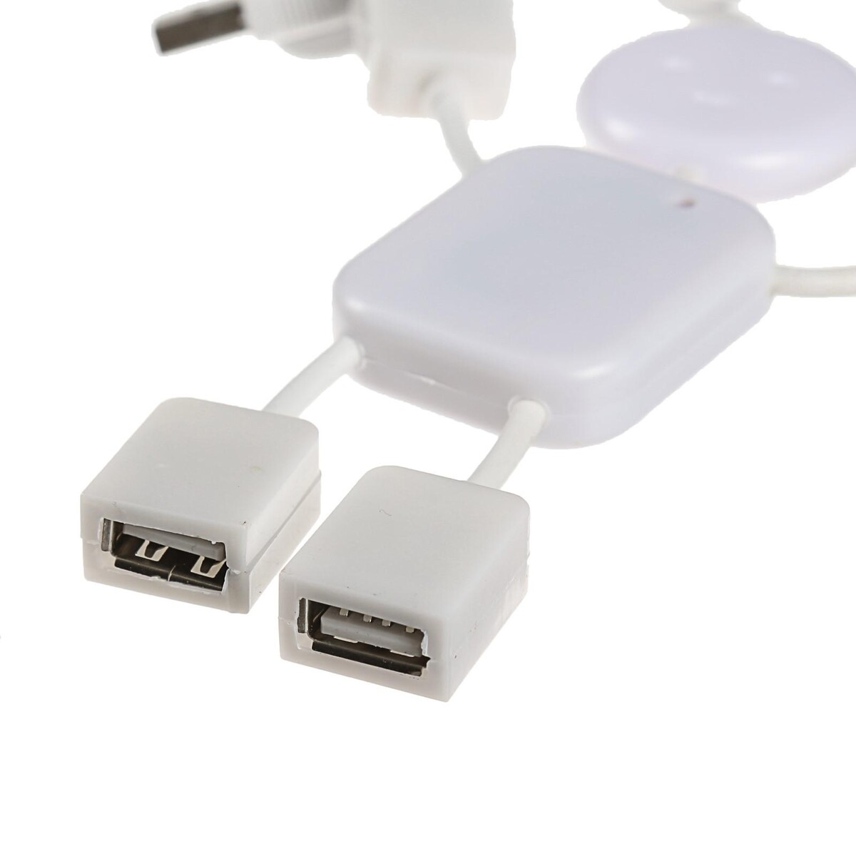 

Usb-разветвитель (hub) luazon ssv-011, 4 порта, usb 2.0, кабель 0.4 м, белый