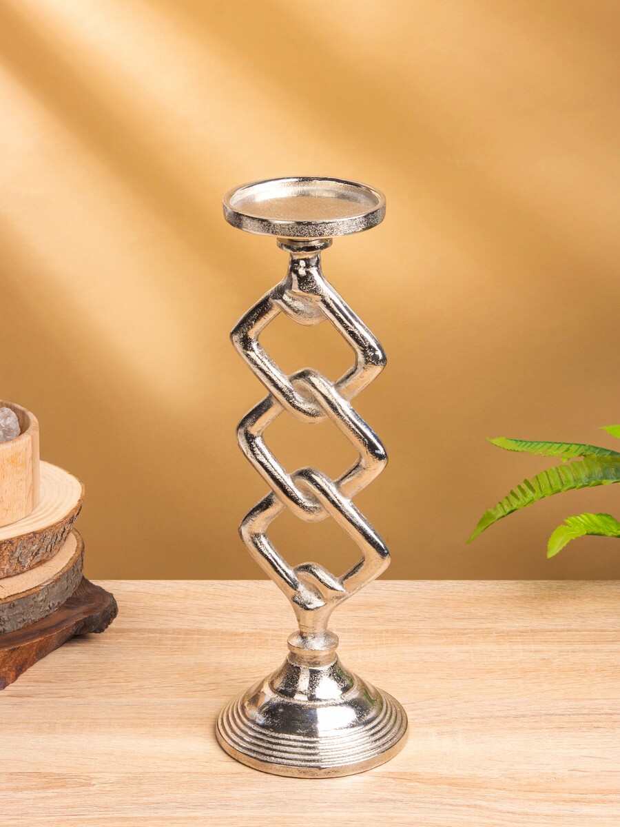 

Подсвечник, Хромированный