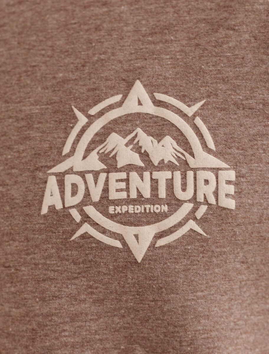 Футболка кофейный VILATTE 023969361 Т.кофейный меланж_adventure  Фото 2