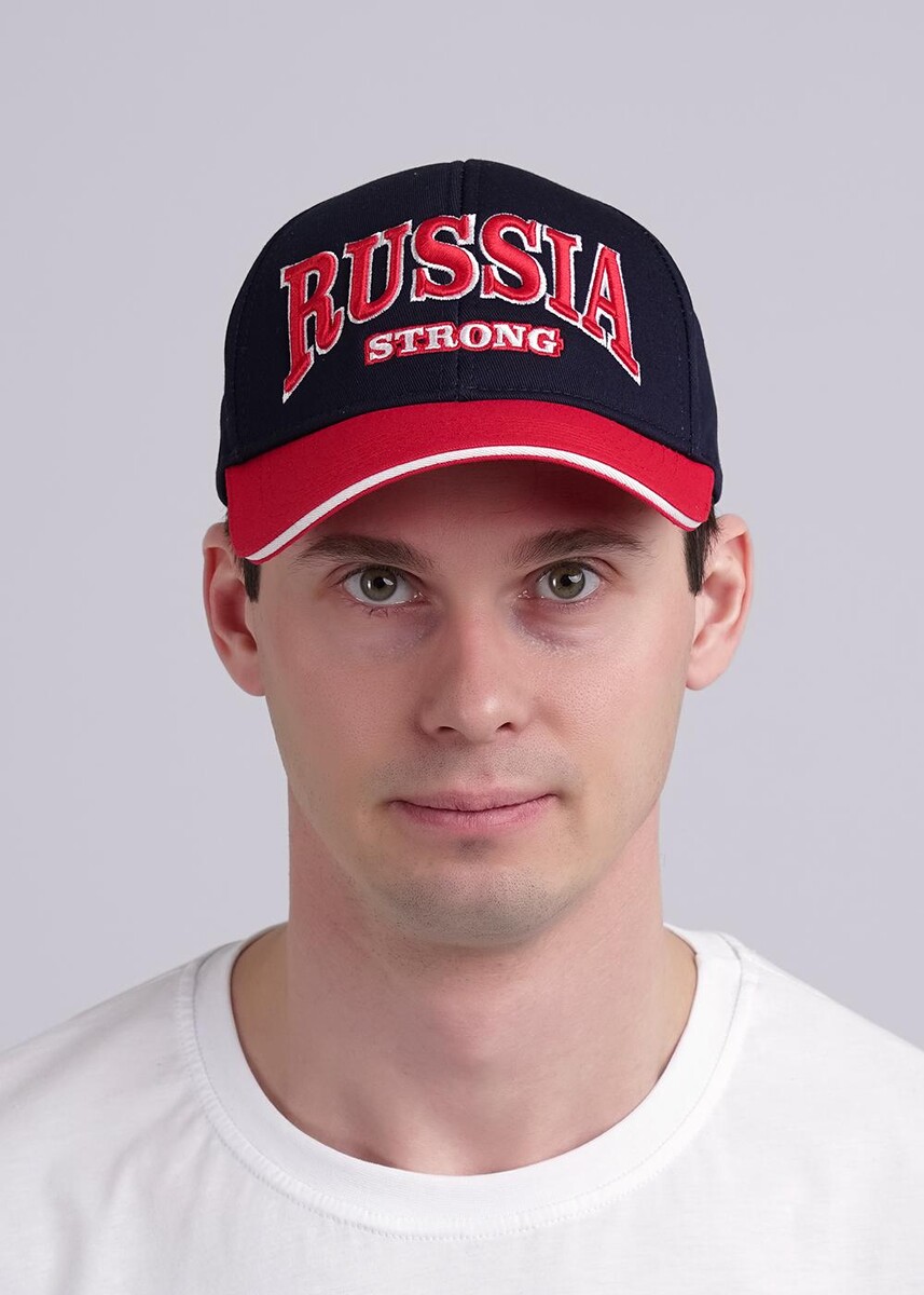 

Бейсболка, Синий;т.синий/красный