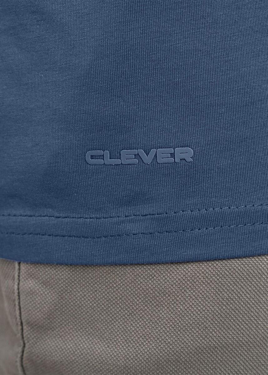 Футболка CLEVER 024024167 Джинсовый  Фото 4