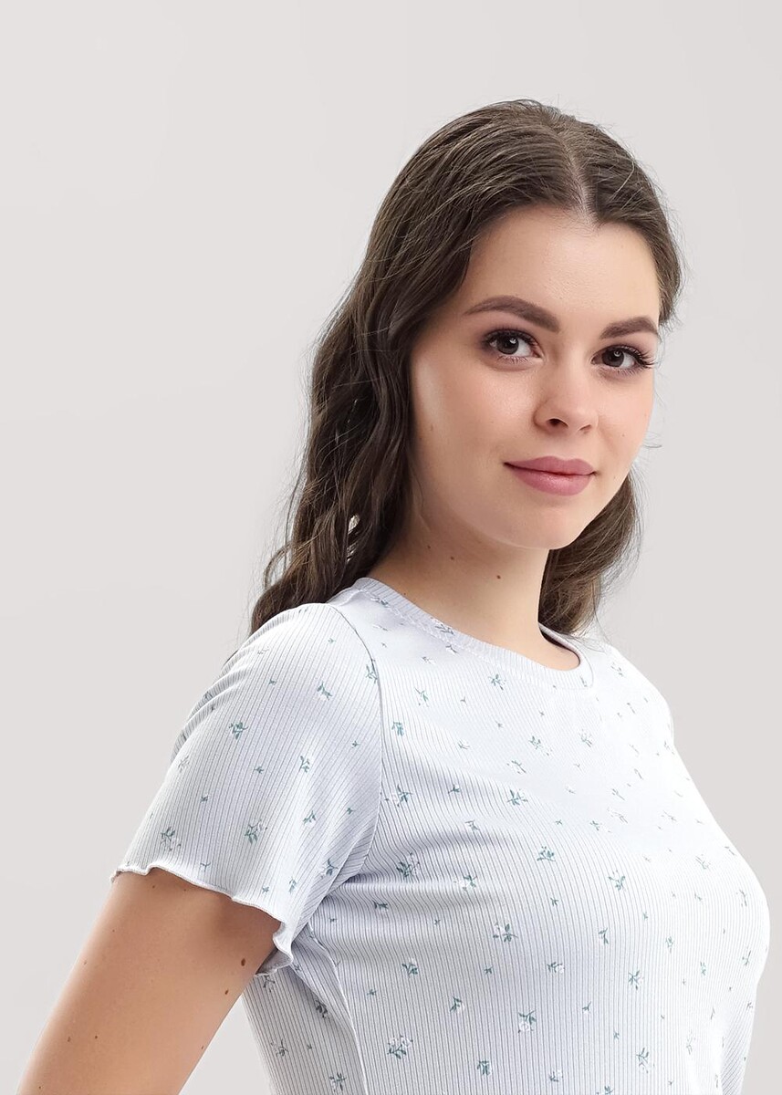 Пижама CLEVER 024024244 Св.голубой/молочный  Фото 4
