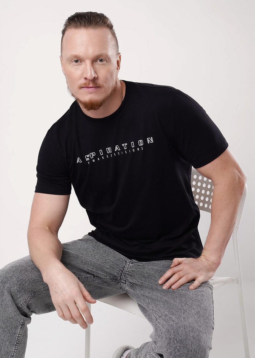 Футболка ЭЙС 024024873 Черный 