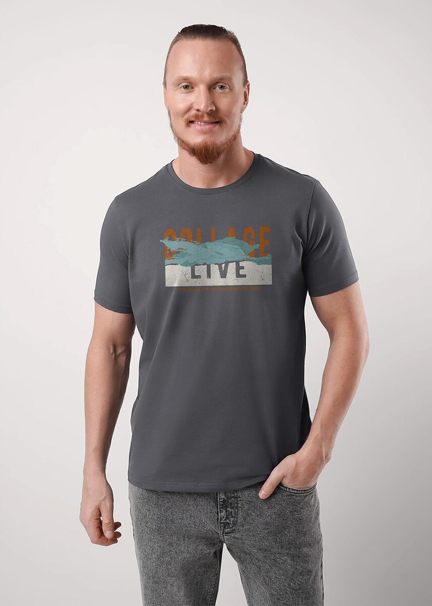 Футболка CLEVER 024025200 Т.серый 