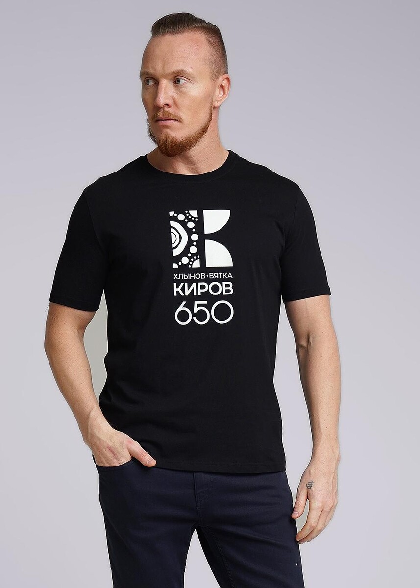 Футболка CLEVER 024025556 Черный/белый 