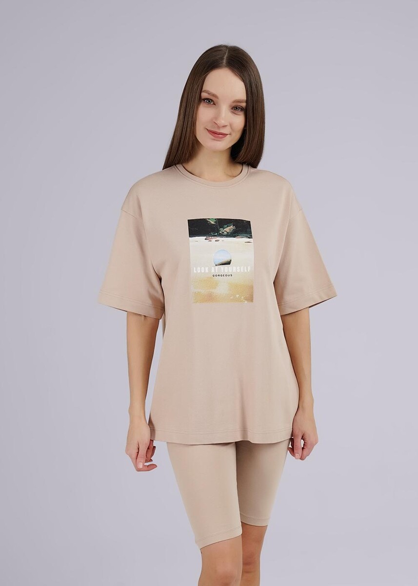 Футболка CLEVER 024026183 Бежевый 