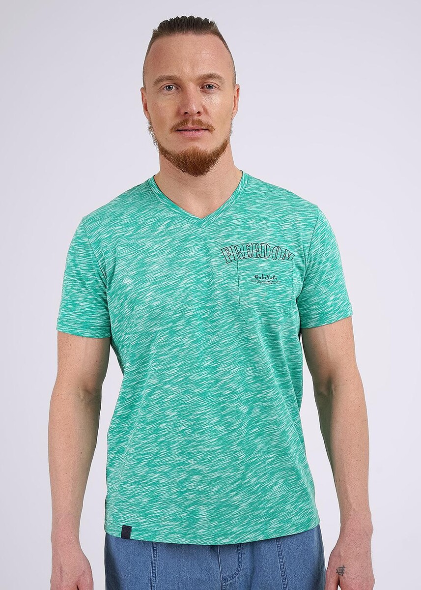 Футболка CLEVER 024026214 Белый/зеленый  Фото 2