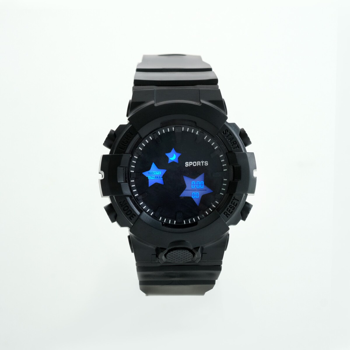 Часы наручные электронные, черные No brand 024079562 