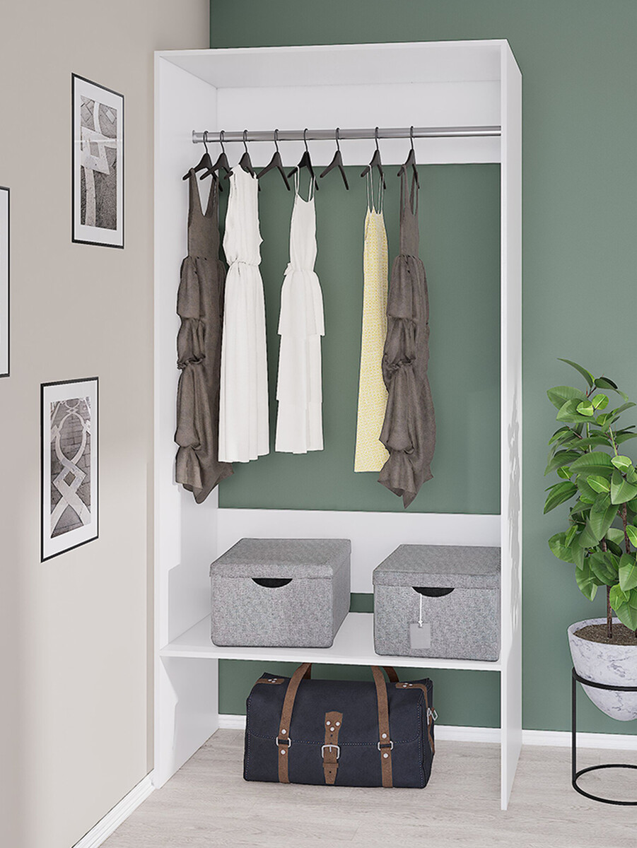 

Вешалка модульной гардеробной системы, Белый