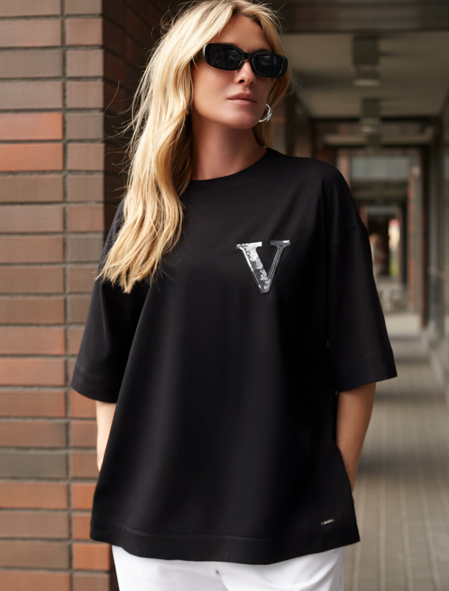 Футболка VILATTE 024264464 Черный_vilatte 