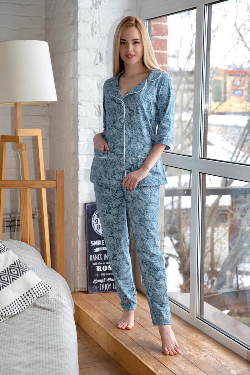 Пижама Lika Dress 024301901 Голубой 