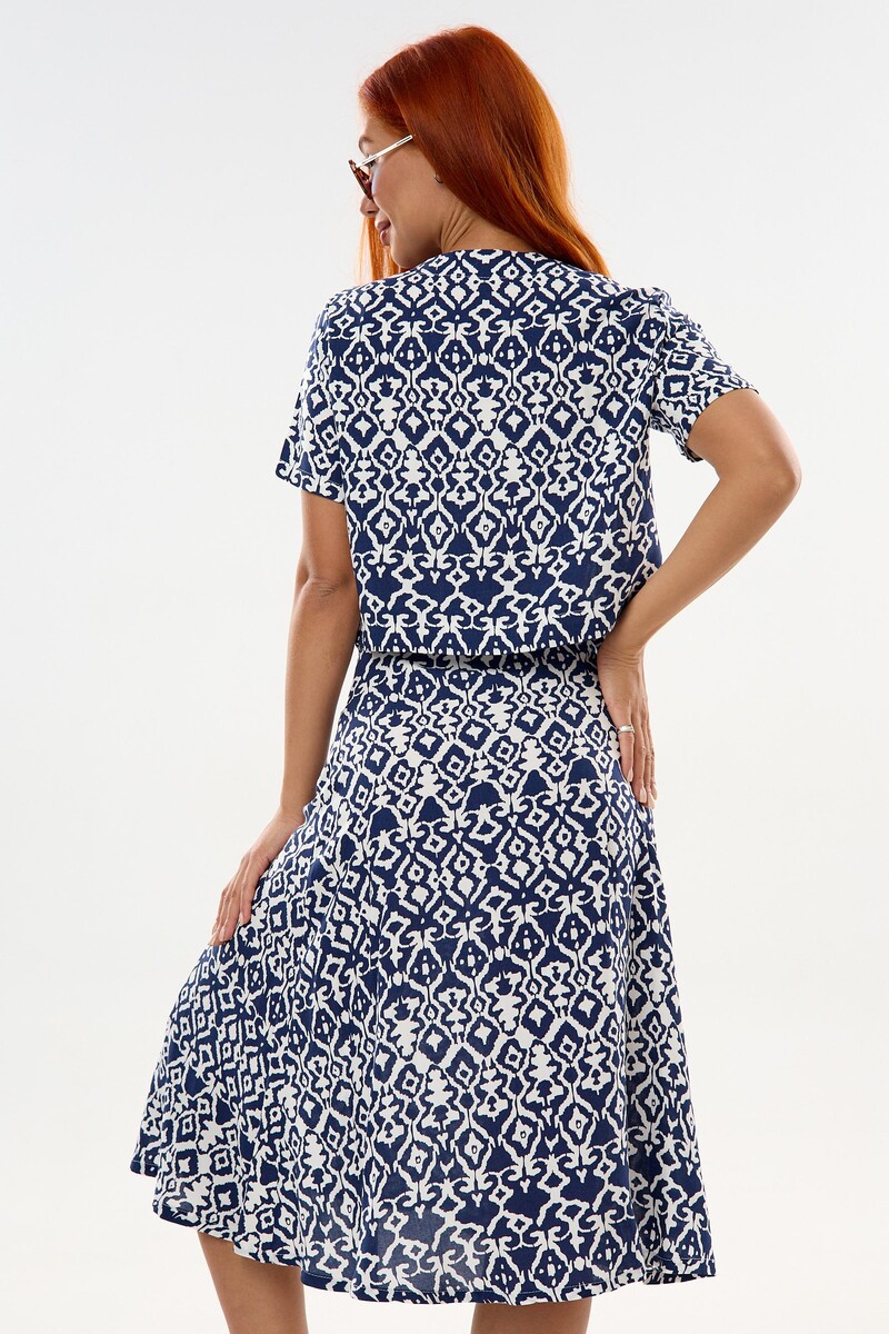 Костюм Lika Dress 024369213 Синий/белый  Фото 4