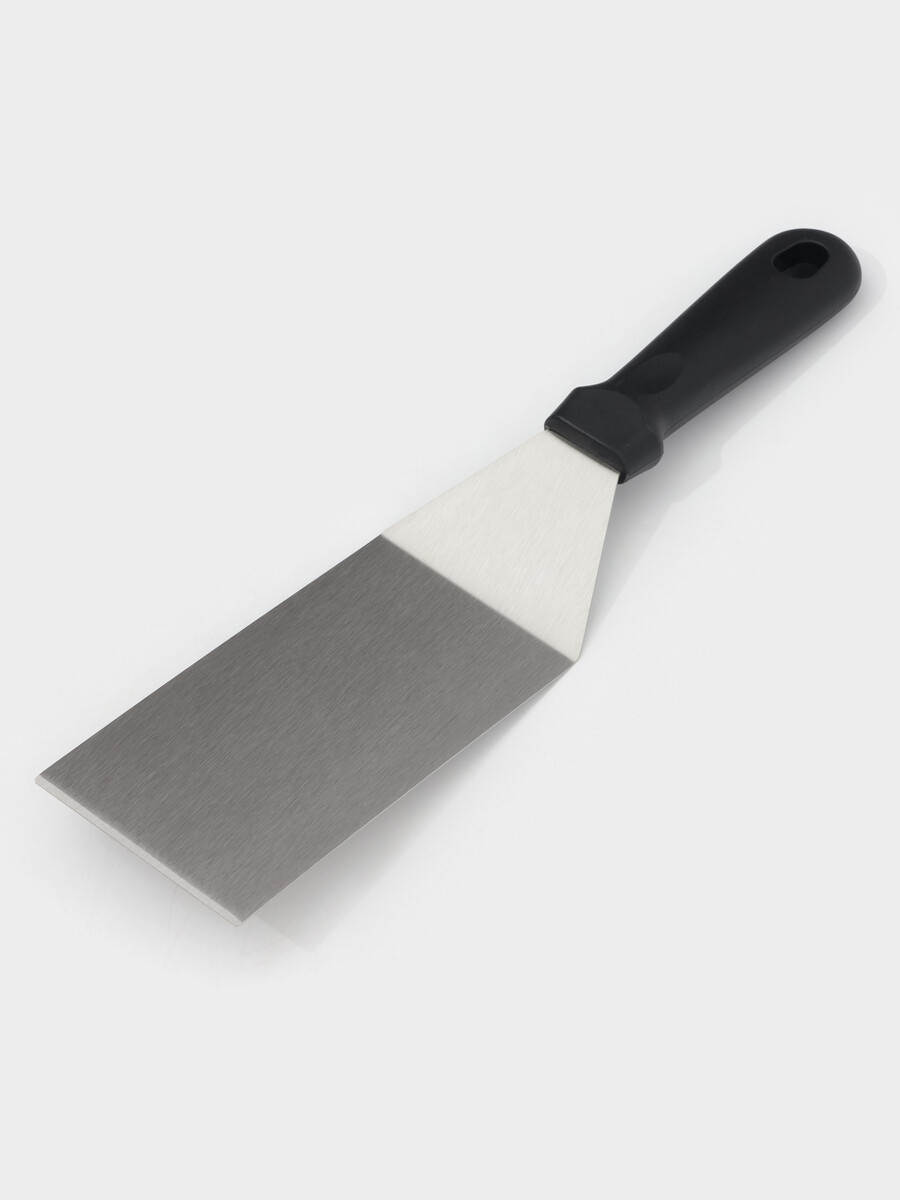 

Лопатка кондитерская доляна, 30.5×7.2 см, нержавеющая сталь, черная, Черный