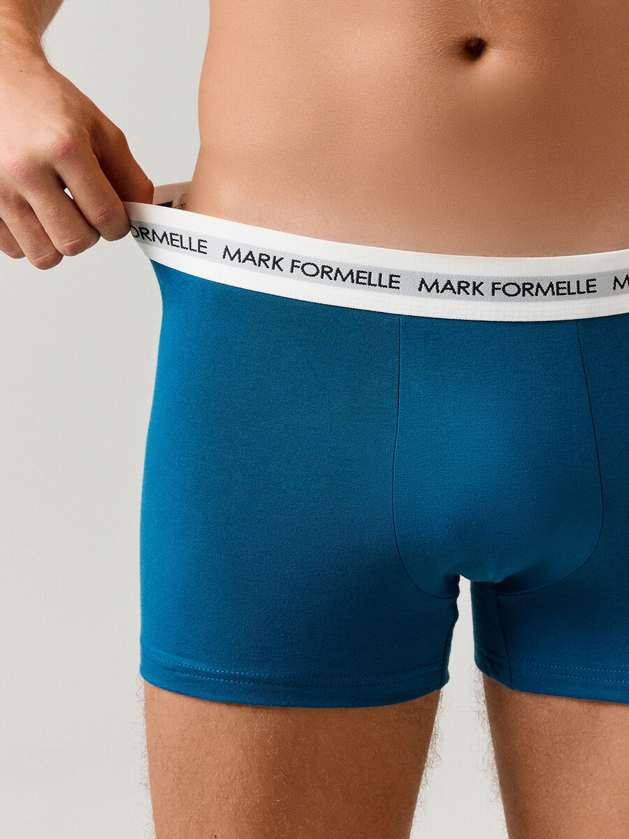 Трусы боксеры мужские синие Mark Formelle 024383383 Изумруд  Фото 4